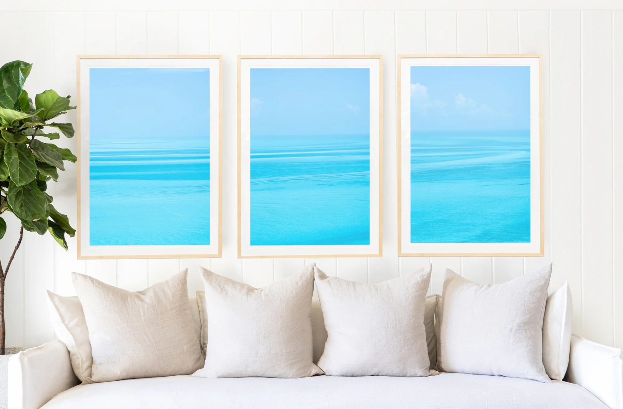 Atlantic Ocean Triptych, Bahamas - Image 4