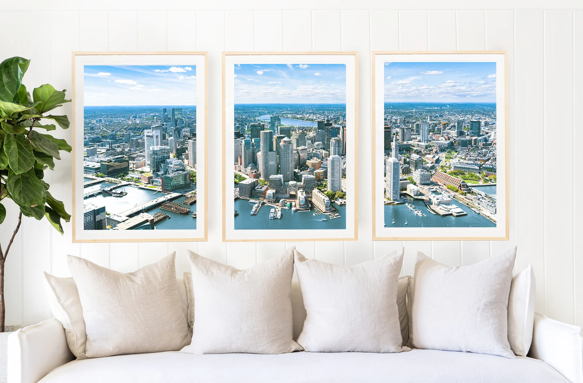 Boston Skyline Triptych - Image 4