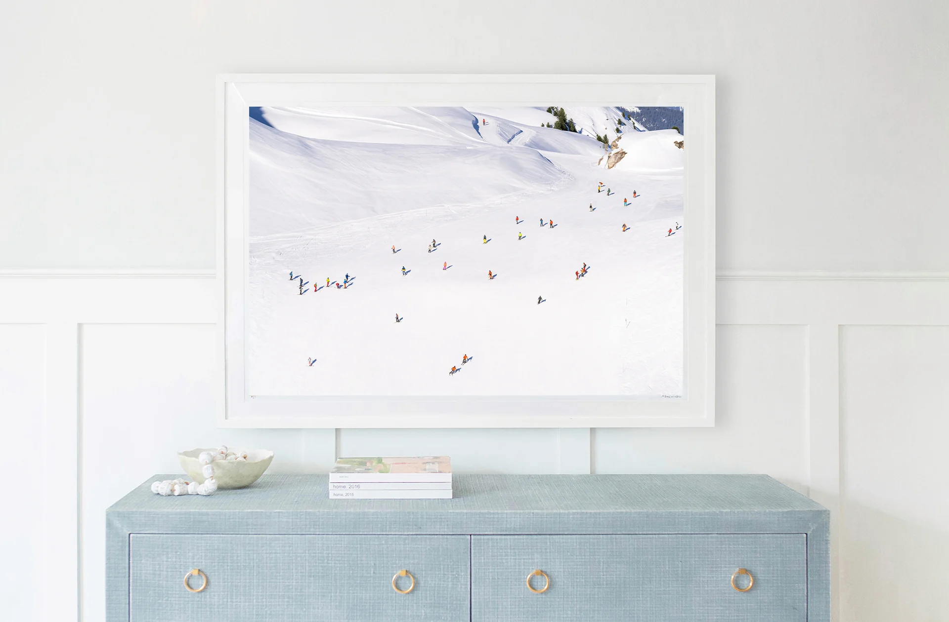 Col de la Loze Skiers, Courchevel, French Alps - Image 2