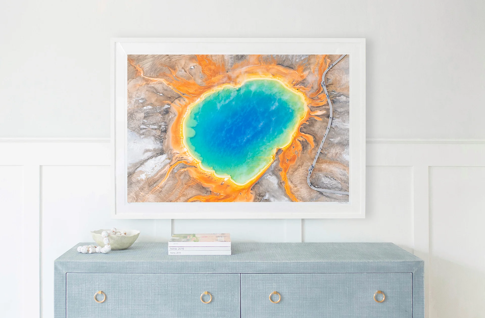 Grand Prismatic Spring Summer Landscape, Yellowstone National Park - Image 3
