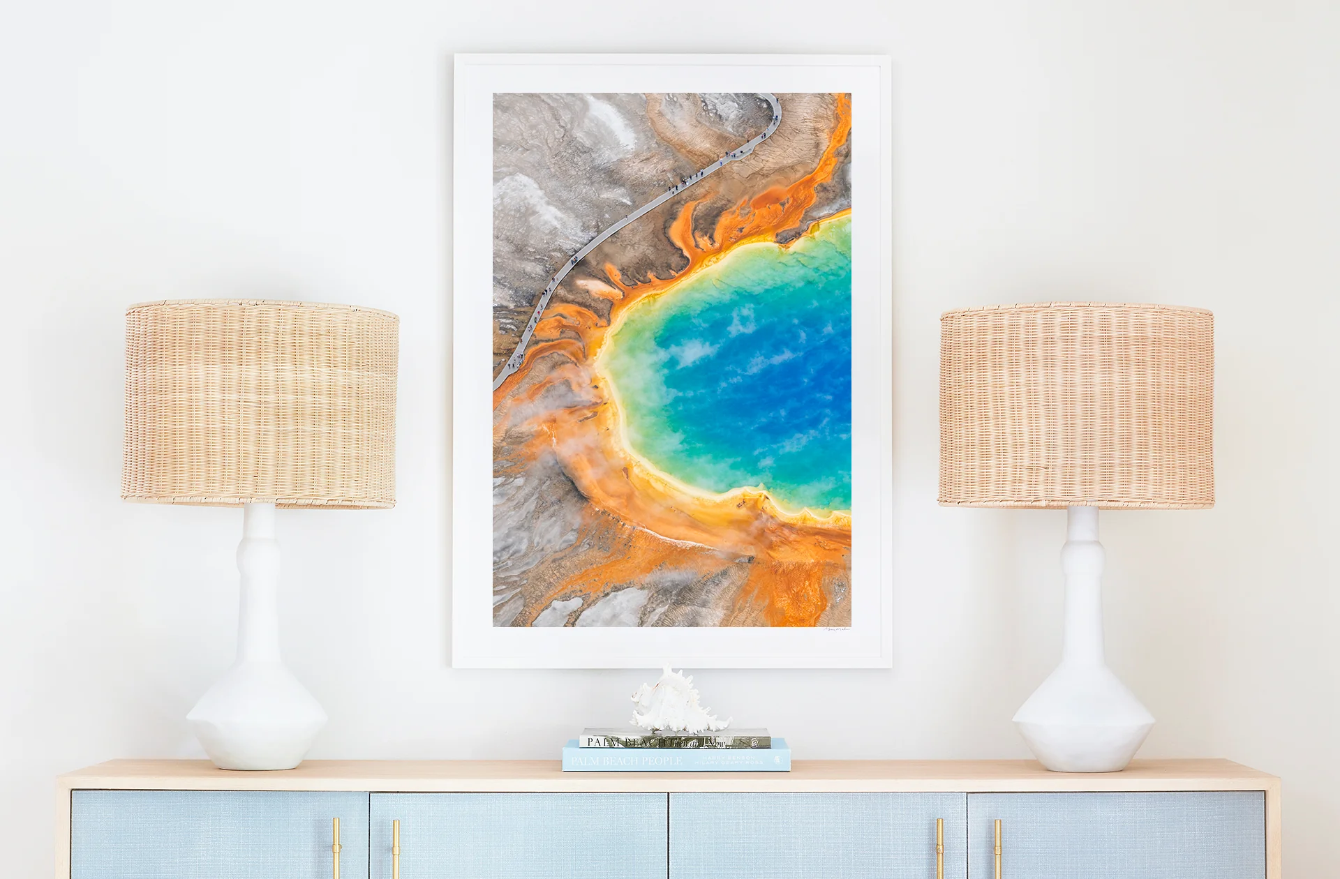 Grand Prismatic Spring Summer Vertical, Yellowstone National Park - Image 3