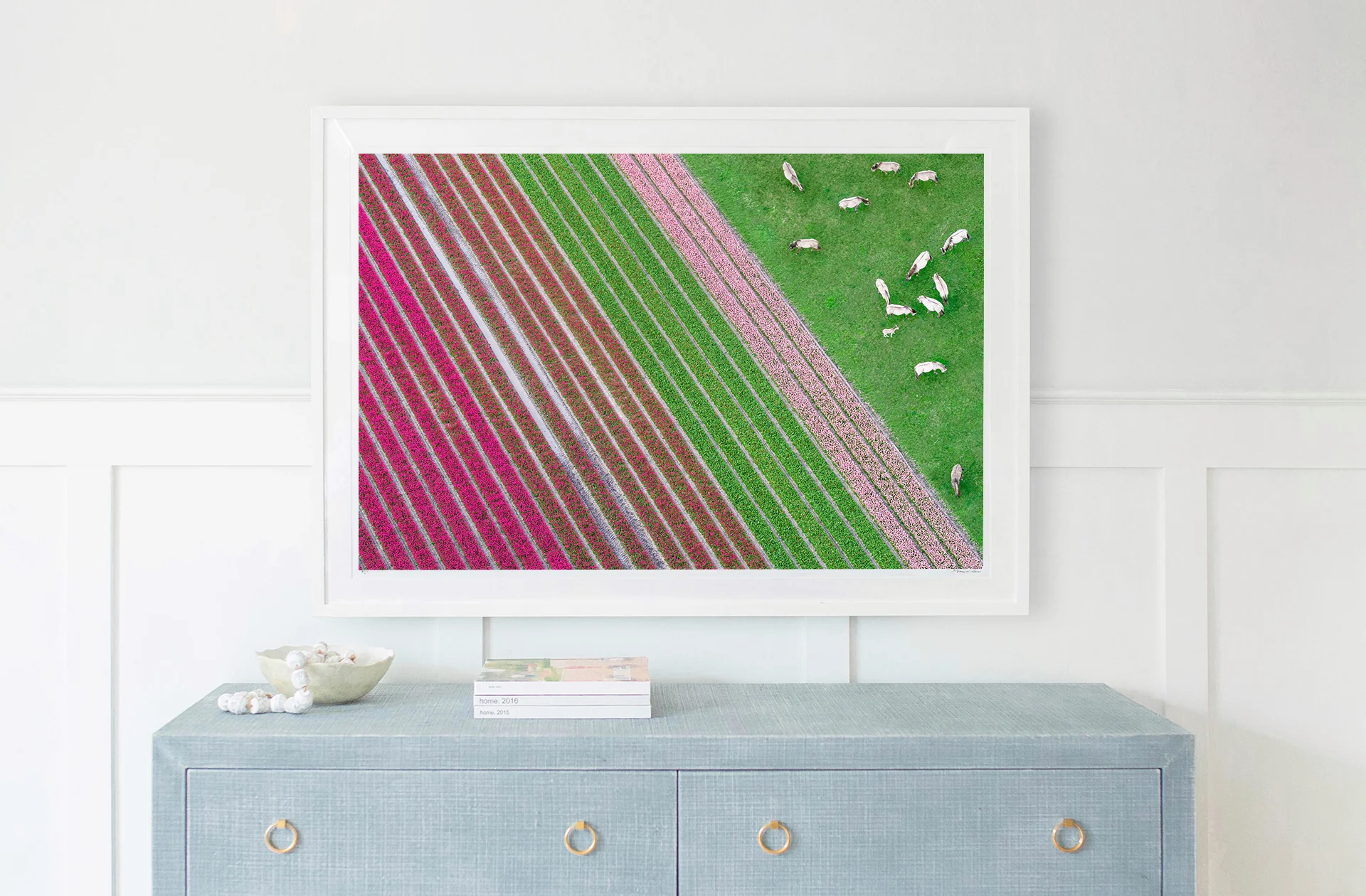 Grazing Horses, Dutch Tulip Fields, Netherlands - Image 2