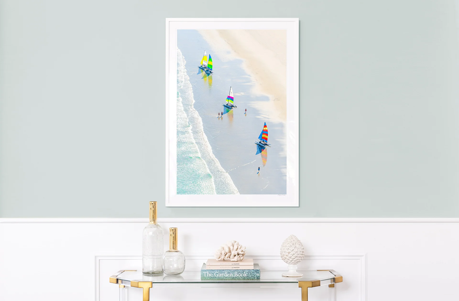 Hobie Cat Beach Sailboats Vertical, Stone Harbor, New Jersey - Image 2
