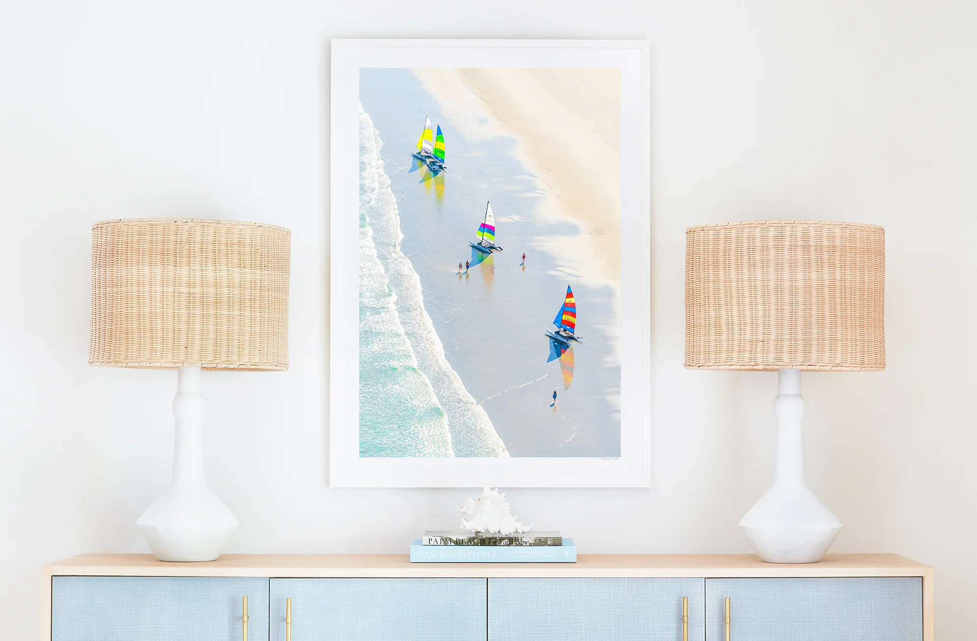 Hobie Cat Beach Sailboats Vertical, Stone Harbor, New Jersey - Image 3