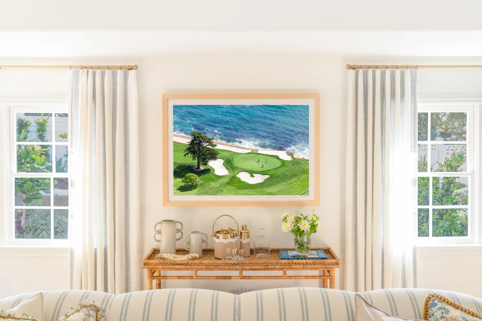 Hole 18 Golfers, Pebble Beach Golf Links - Image 3