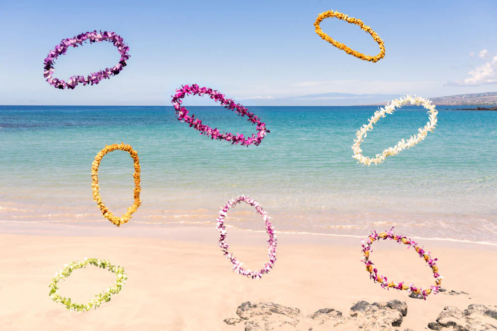 Leis on the Beach, Mauna Kea