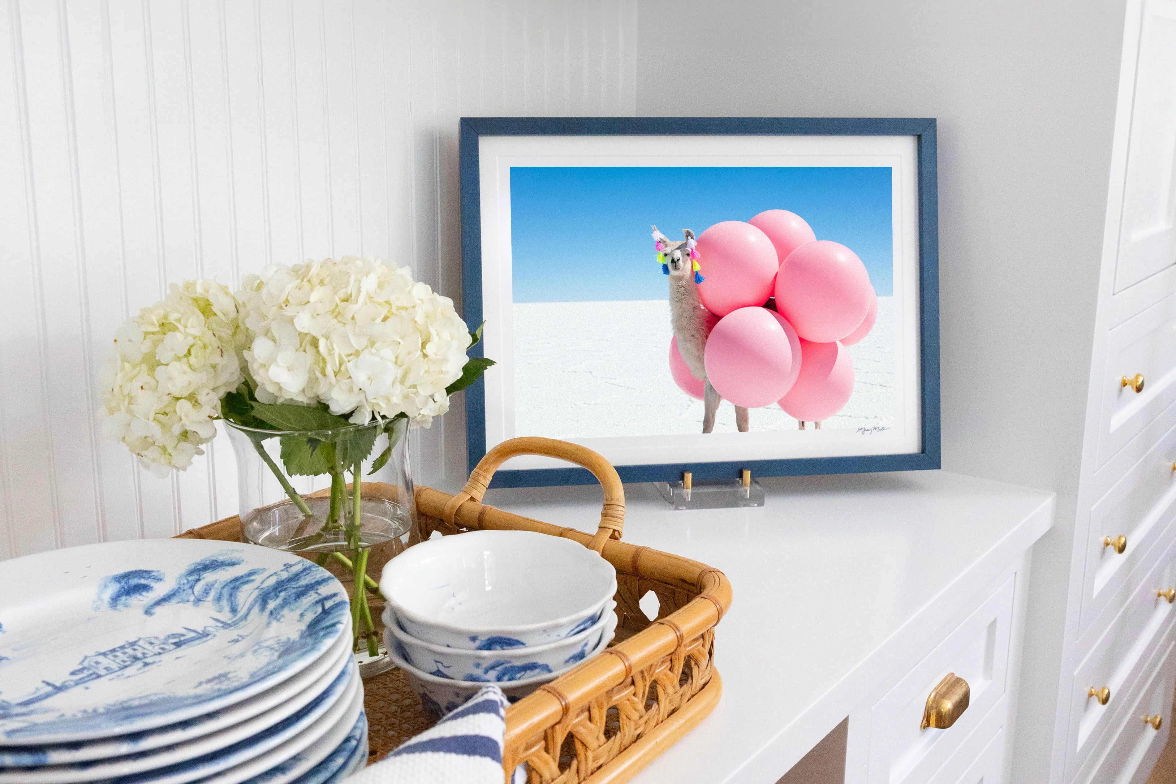 Llama with Pink Balloons and Tassels - Image 6