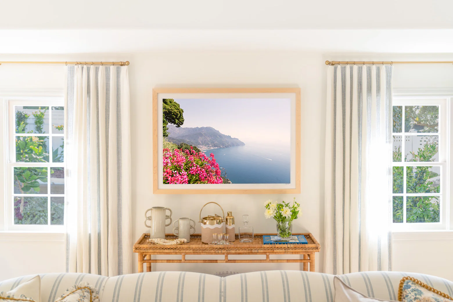 Pink Flowers, Ravello - Image 3