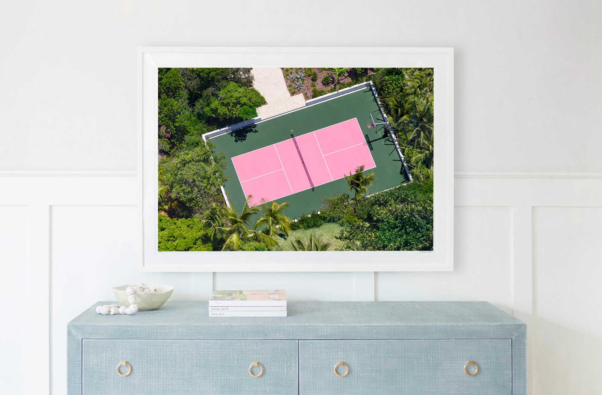 Pink Pickleball Court, Buttonwood, Harbour Island, Bahamas - Image 2