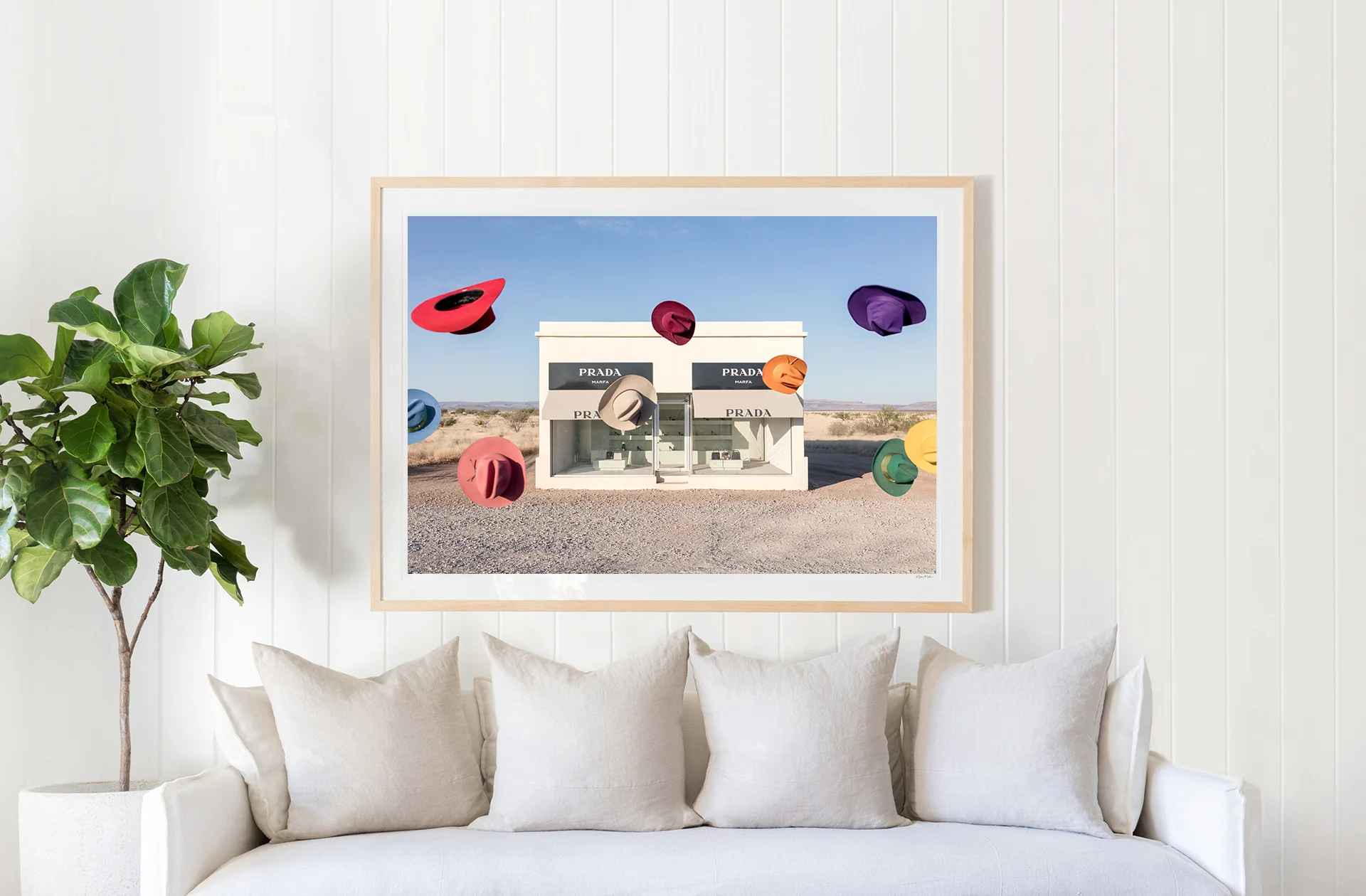 Rainbow Cowboy Hats I, Prada Marfa - Image 2