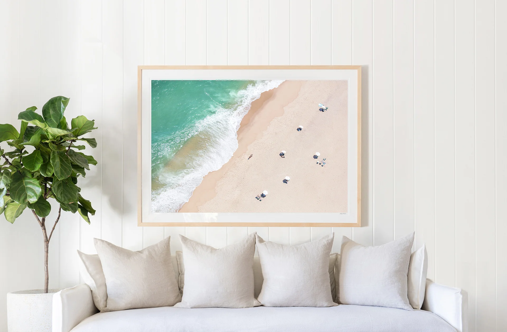 Sconset White Umbrellas, Nantucket - Image 2
