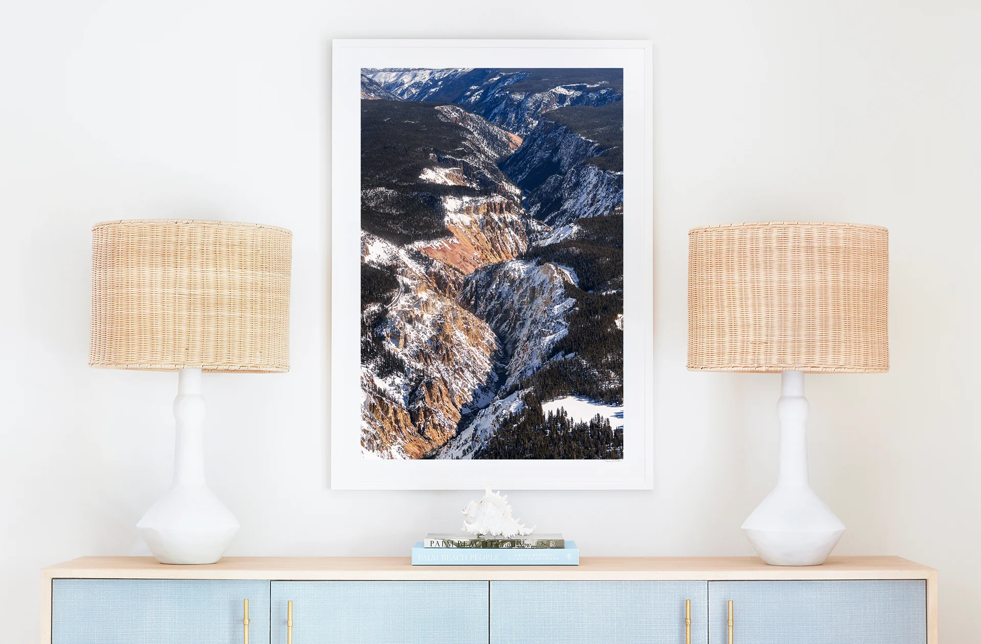 The Grand Canyon Of Yellowstone National Park Winter Vista - Image 3