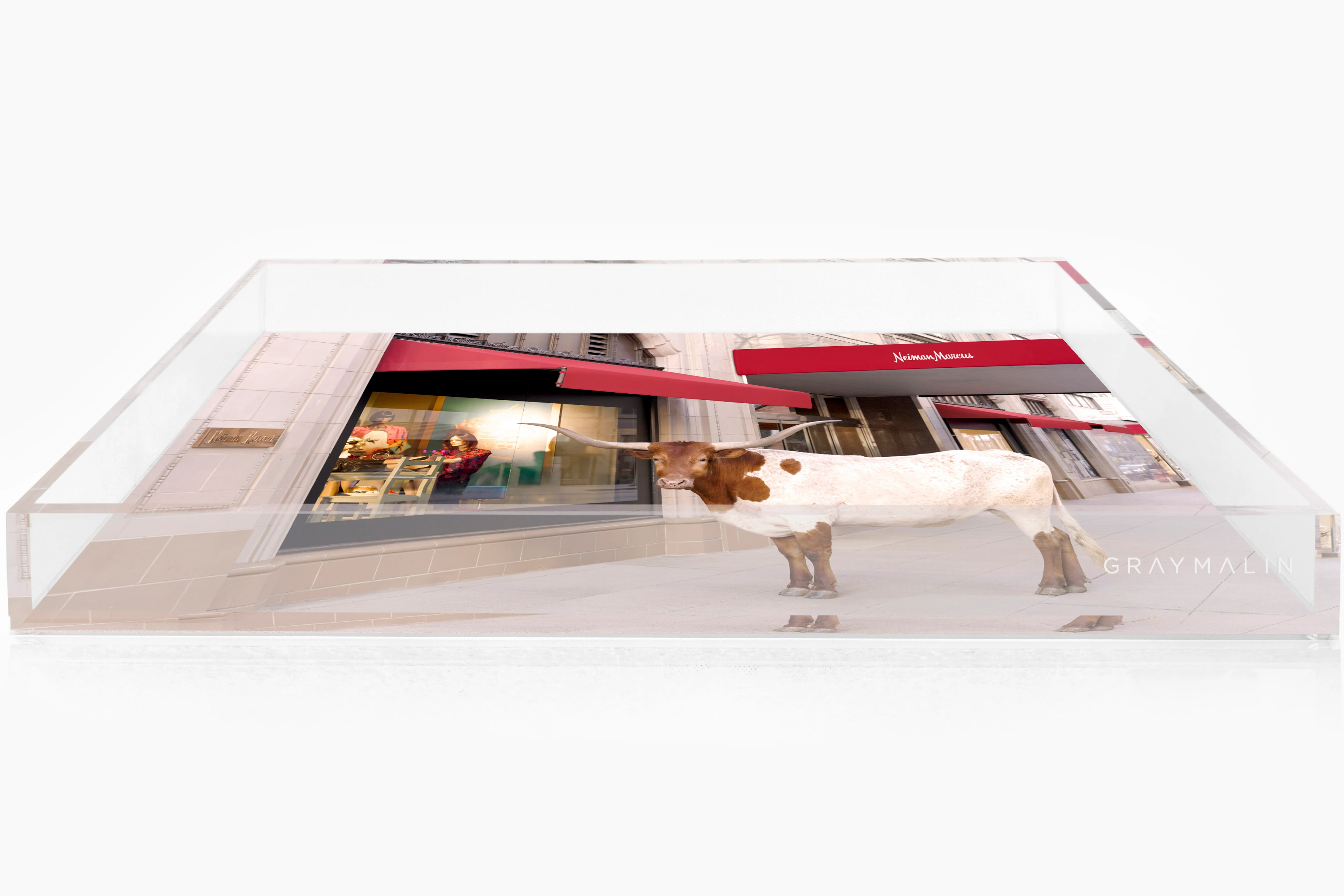 The Longhorn, Neiman Marcus, Downtown Dallas Tray - Image 2
