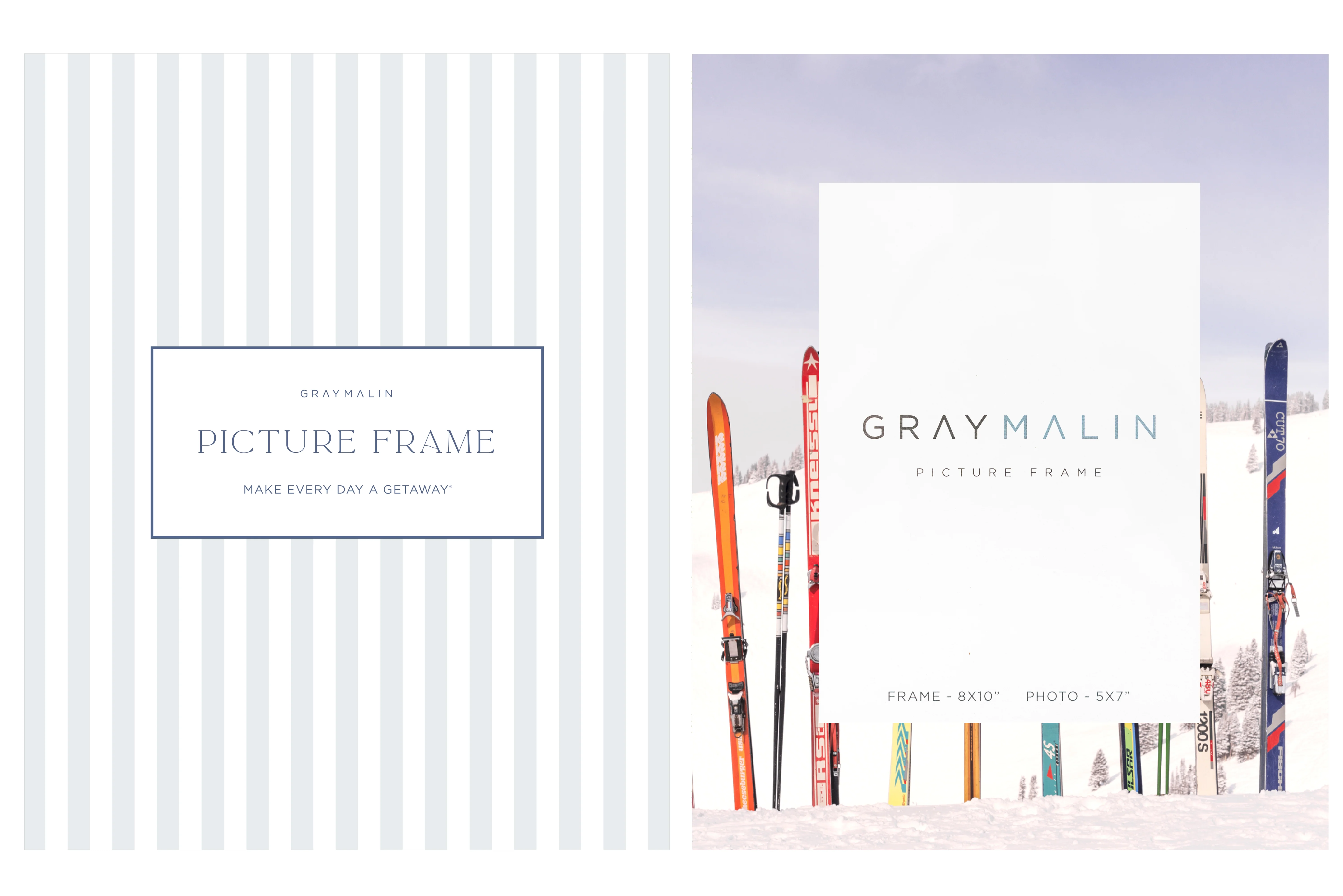 The Retro Skis Vertical Picture Frame - Image 4