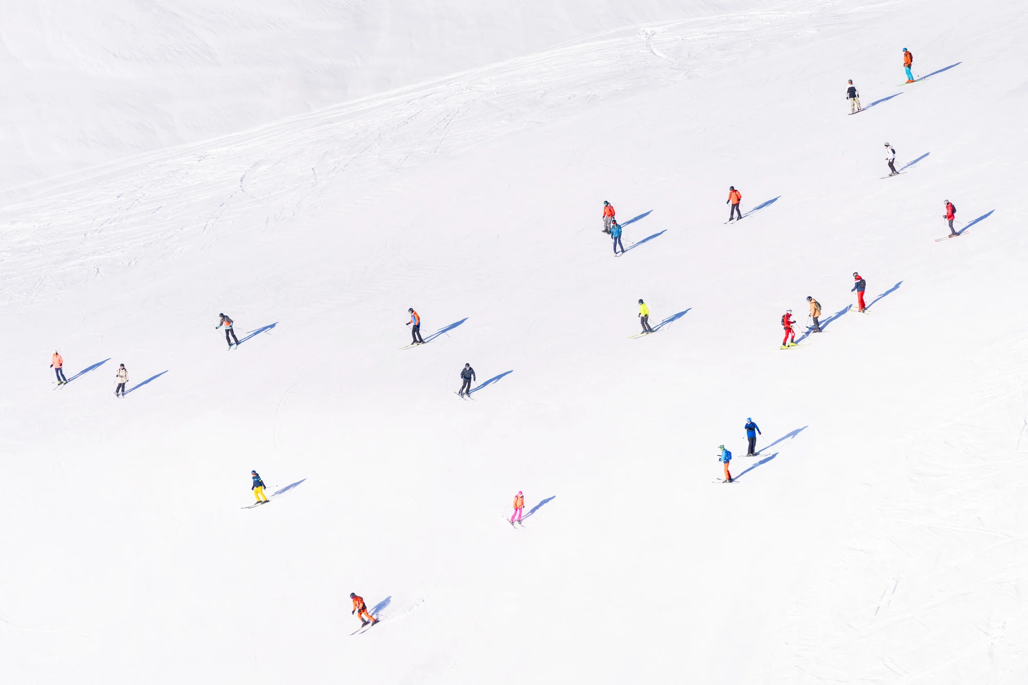 The Skiers, Courchevel, French Alps