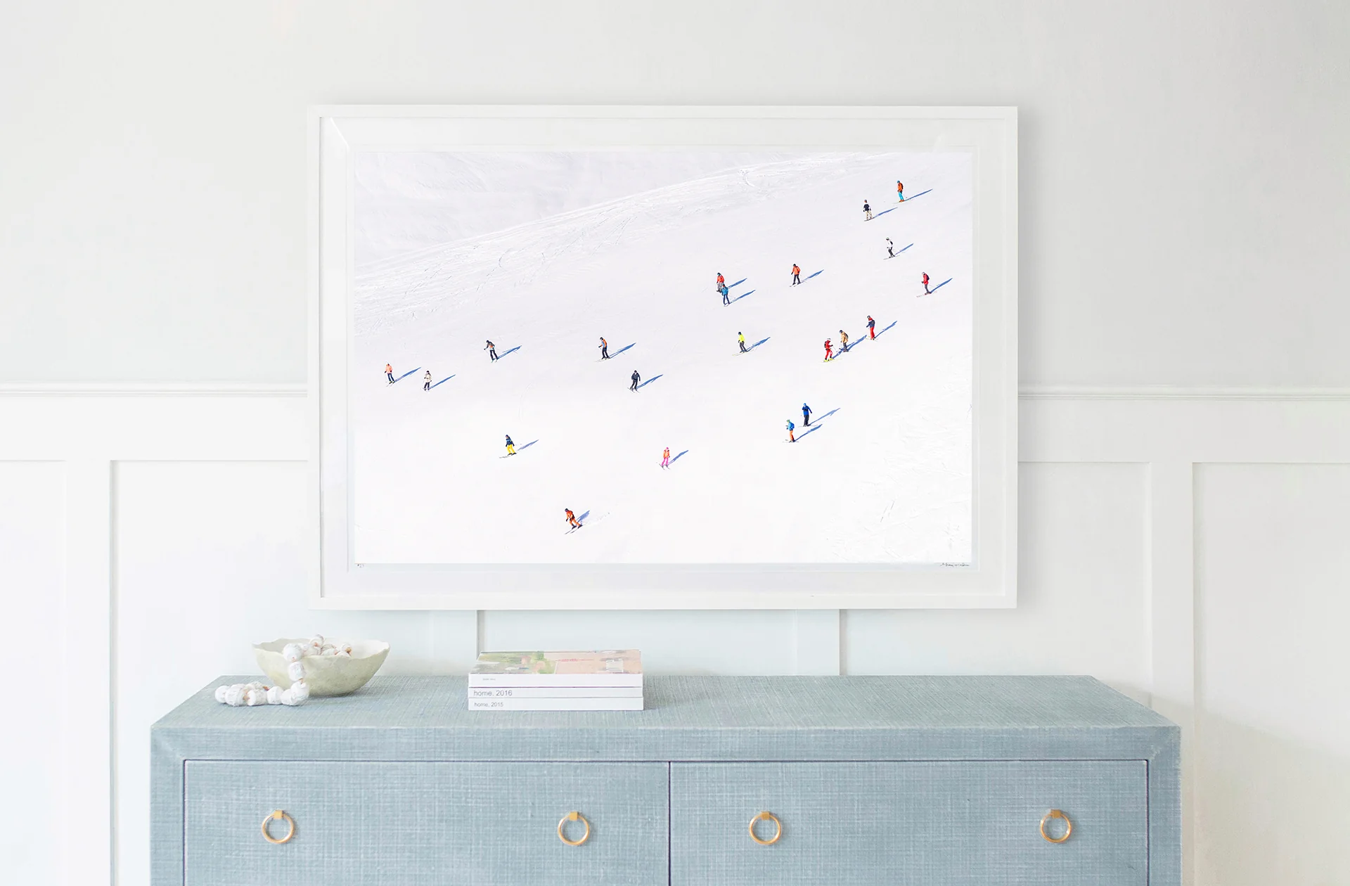 The Skiers, Courchevel, French Alps - Image 2