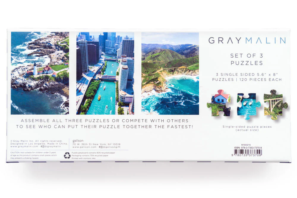 The USA Aerials 3-In-1 Puzzle Set - Image 4