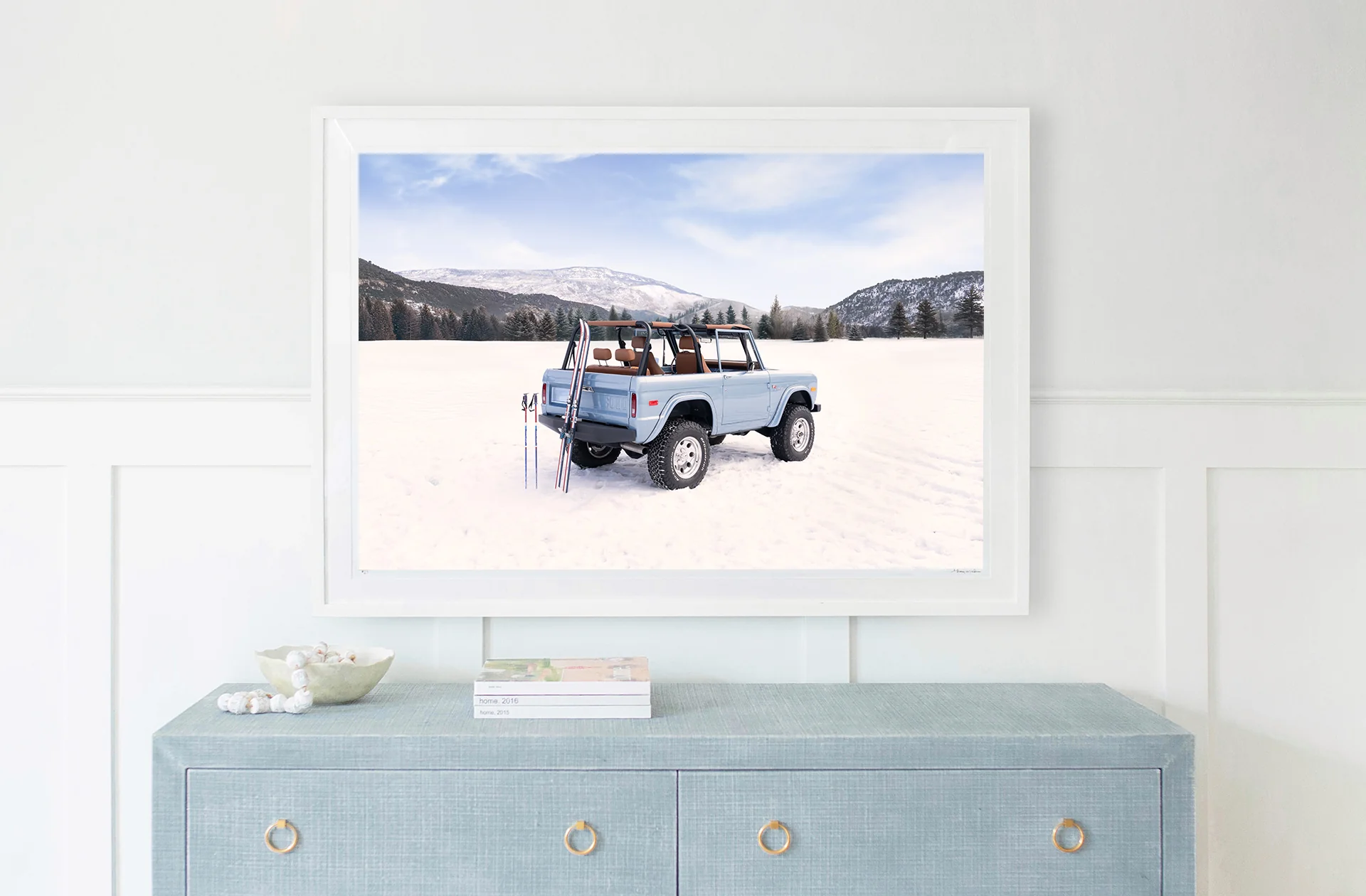 Vintage Ski Bronco, Aspen - Image 2